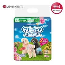 LG유니참 매너웨어 반려견 여아용 기저귀 SS 38P, 상세설명 참조, 상세 설명 참조