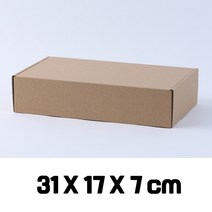 골판지 일체형 선물상자1 크라프트 작은 큰 크래프트, 2073_일체형상자(크)