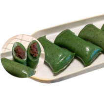 가래떡 모시 잎 영양 앙금 선물 아침대용 식사대용 팥앙금가래 떡 맛집, 녹여서먹는 모시잎 앙금 가래떡 1kg/1봉