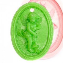 수제몰드 - 아기천사 2 (석고방향제) (고리타입)