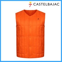 까스텔바작 겨울 남성골프웨어 퀼팅 다운 브이넥 경량 베스트