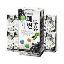 파스퇴르 쾌변두유 검은콩 190ml 20입 쾌변 아침대용 식사대용 1세트, 12세트