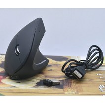 왼손잡이마우스 왼손무선마우스 음소거 수직그립 게임용 마우스 광학 2.4g 인체 공학적 왼쪽 및 오른쪽 컴퓨터 6d usb 광학, 하얀