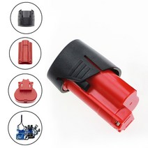 m12 배터리 케이스 밀워키 12v 리튬 이온 배터리 pcb 회로 기판 12v 1.3ah 플라스틱 쉘 상자 키트 수리 도구, 협력사, 1개