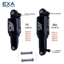 ks a5 re rr1 air rear absorber shock mtb bike double single exa form mountain bike 100 125 150 165 1, a5 다시 190mm