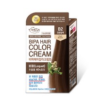 자연으로 [덕용]비파 헤어컬러크림20_B2 진한갈색(각20ml*5개) 염모제, 1개, B2_진한갈색