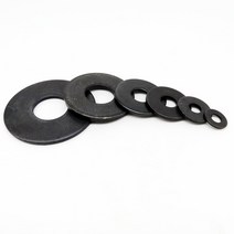 터미널 슬리브 단자 전선 압착기 와셔 스프링 스텐 풀림방지 와샤 블랙 그레이드 스틸 대형 특대 빅 와이드 플랫, 5pcs m14x37x3mm