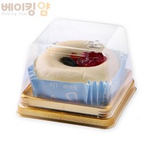 베이킹얌 화과자케이스50x50(1구) 금색100개