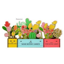 우드 보석십자수 꽃꽂이 화분 만들기 DIY 취미 키트 방과후 학습 미술 준비물, 1. 소
