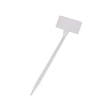 도로명주소판 건물주소 명패 10 개대 식물 태그 t 유형 식물 마커 다채로운 방수 레이블 보육 정원 레이블 식물 냄비 야채 모종 트레이, l, 하얀