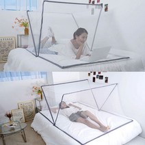 씨에카 TV 모기장 접이식 관절모기장