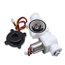 전자기 펄스 밸브가 있는 1/4 quot수류 센서 1.75MPa PE 파이프 유량 솔레노이드 통합 DC1.8 ~ 5V, 01 1/4