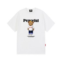 (트립션) 트립션 BIG BEAR STANDING 티셔츠 - 화이트