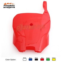 호환 수입차부품 오토바이 앞 번호판 명판 혼다 crf100 crf80 crf70 xr100 xr80 xr70 atv 오프로드 레이싱 motocross, 검은색