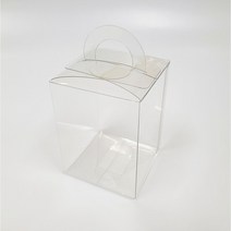 투명 손잡이 케이스 캔들케이스 답례품 상자, 7cm*7cm*19cm(25장), 25개