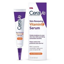 CeraVe 스킨 케어 제품 세럼 여드름 컨트롤 보습 포밍 SA 클렌저 스무딩 AM PM 로션 클리너, 10 Vitamin C