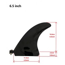 수중스쿠터 수중추진기 물놀이 부스터 스쿠버젯 수영모터 잠수추진기 스노쿨링 인치 서핑 핀 싱글 센터 나일론 롱 보드 패들 나사 포함 액세서리, 1.65 inch fin