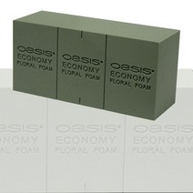 플로랄폼 오아시스 이코노미 낱개/플로라폼 꽃블럭 플로럴폼, 낱개1개