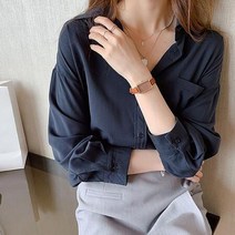 베이직 기본템 여성 블라우스 셔츠 출근룩 3컬러;A1D56F