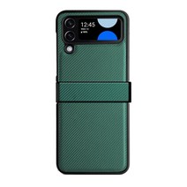 갤럭시 Z 플립4 힌지 풀커버 케이스 카본 터치