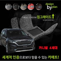 카니발 (4세대) 확장형 코일매트 1열+2+3열 / 1+2+3+트렁크하단 (2020~현재), 브라운, 1+2+3열, 9인승 일체형 161-1컴포트 없음