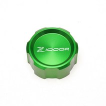 가와사키 z1000r z 1000r z1000 r 2017-2021 2020 2019 2018 오토바이 실린더 커버 후면 전면 브레이크 액 리저버 캡, 후면 덮개 녹색, 1개