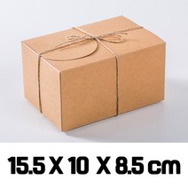 사각 선물상자 크라프트 머핀 롤케익 쿠키 포장, 2057_사각상자(크)