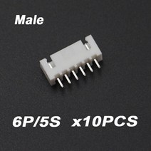 카충이 배터리재생기 10pcs 스파크 남성 여성 균형 충전 터미널 커넥터 xh2.5 용, 5s-6p 남성 10pcs, 10개