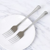 국산 땡땡이 스텐 양식포크 2P 세트 커트러리, 단품