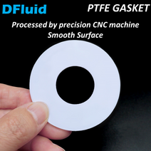 고압세척기부속 부품 노줄 연결 필터 PTFE 가스켓 BSPP 플랜지 위생 실린더 플랫 링 5 6 8 0 2 mm 압력 게, 37 ID 10mm x OD 19mm_01 2mm