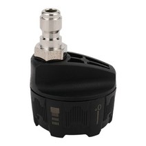 고압세차기 무선세차기 세척기 분사기 스팀 엔진고압 1/4 "통합 스프링클러 고압 3000psi 로터리 클리, 01 Black