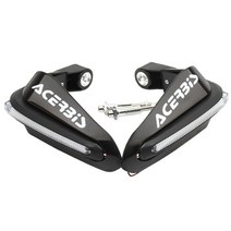 2종소형 바이크 4발이 ATV 네발 농업용 산악오토바이 레저 3륜바이크 오토바이 1 쌍 핸들 바 핸드 가드 with led 라이트 핸드 가드 프로텍터 atv motocross, 블랙