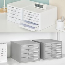 리템 컴팩트 파일 캐비넷 4단/6단, 4단 - 화이트