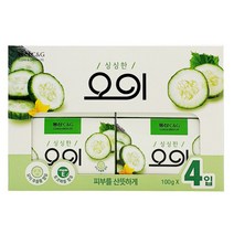 동산씨앤지 동산 오이비누 100g 4입 /세수비누 천연보습성분 함유 389GK8