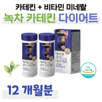 녹차 다이어트 녹차 카테킨 코어 다이어트 항산화 체지방 감소 콜레스테롤 개선 도움 매일 2정 비타민 B군 판토텐산 망간 셀렌 홈쇼핑 프리미엄 영양제 성분 가격 효능 비교, 12개월, 500mg x 120정 (하루2정)
