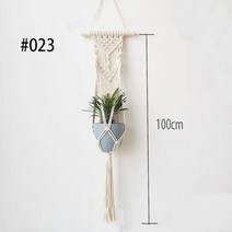 뜨거운 판매 벽 장식 COUNTYARD 정원에 대 한 100% 수 제 MACRAME 공장 옷걸이 꽃/냄비, 023_23