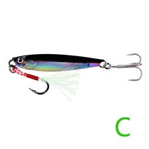 1PC 7g 10g 21g 40g 60g 메탈 캐스트 느린 지그 스푼 하드 루어 미끼 물고기 농어 낚시 워 블러 스피너 베이트, [08] 60g-9.5cm, [03] colorC