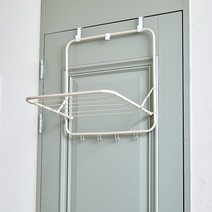 [모던하우스] ON 문걸이형 간이 빨래 건조대 베이지, 1개