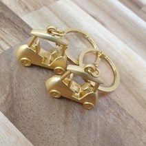 기타 골드 골프카트 키링 골프카 열쇠고리