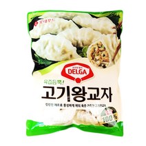 롯데 육즙 듬뿍 고기 왕교자 만두 1050gx3봉지 무료배송/냉동 에어프라이어 반찬 군만두 찐만두 만두국 명절 야식 안주 반찬 간식, 3봉지