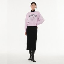 랩 H롱골지니트스커트