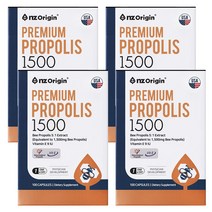 프리미엄 프로폴리스 1500 뉴질랜드산 항산화 영양제, 100캡슐 x 4박스 (400일분)