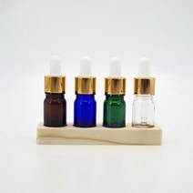 5ml 스포이드 공병 유리 용기 앰플 오일 아로마 화장품 초록색 갈색 투명 파랑색 금장, G_스포이드5ml_초록