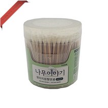 나무이야기 원터치 원형 면봉 200개입