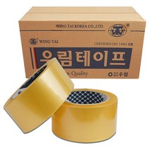 봉구유통 박스테이프, 투명, 50개