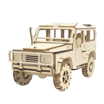 3d 나무퍼즐 입체퍼즐 공룡 건축물, 34 C-035 SUV자동차, 1set