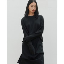 [3월 9일 예약배송] 실크 블렌디드 롱슬리브 티셔츠 (블랙)