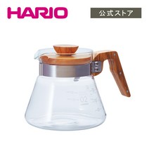 HARIO 커피 서버 600 올리브우드
