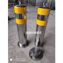 스틸 볼라드 매립 일자형 주차 안전 앙카 진입방지봉, SUS201 지름 168 높이 60 1.5T