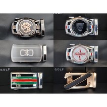 [국내당일발송] 자동벨트 40MM 버클 / 워치형 라운드형 홀로그램 / 남성 남자 자동벨트 버클 버클만, 5-드래곤 워치, 블랙/브라운